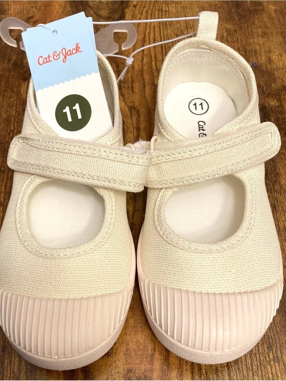 Toddler Marina Mary Jane Sneakers - Cat & Jack™ Gold Hook and Loop  Size 11T new